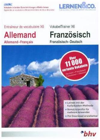 VokabelTrainer X6 Französisch, 1 DVD-ROM