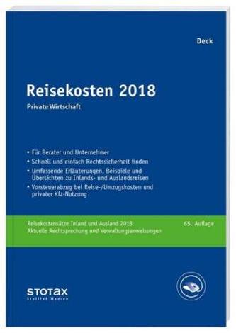 Reisekosten 2018, Private Wirtschaft