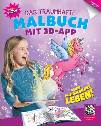 Das traumhafte Malbuch mit 3D-App