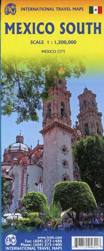 Topograpische Karte Mexico South