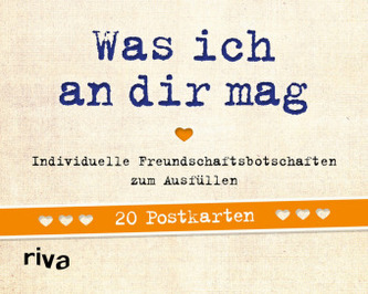 Was ich an dir mag - 20 Postkarten