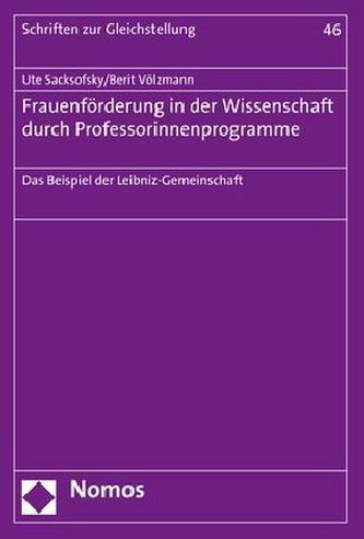 Frauenförderung in der Wissenschaft durch Professorinnenprogramme