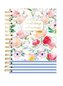 Hard Bound Journal: Floral Stripe Kindness - Hardcover-Notizbuch mit stabiler Ringbindung: geblümt-gestreift Freundlichkeit