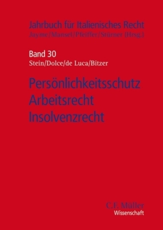 Persönlichkeitsschutz, Arbeitsrecht, Insolvenzrecht