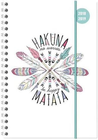Collegetimer A5 Woche Hakuna Matata Ringbuch 2018/2019