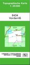 Topographische Karte Bayern Vorderriß