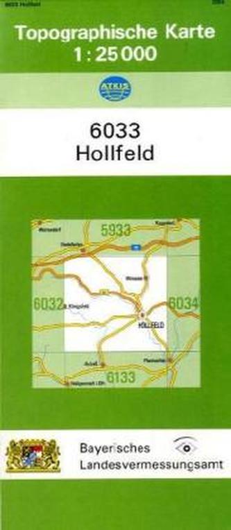 Topographische Karte Bayern Hollfeld