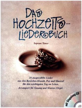 Hochzeitsliederbuch, Sopran/Tenor, m. 1 Audio-CD