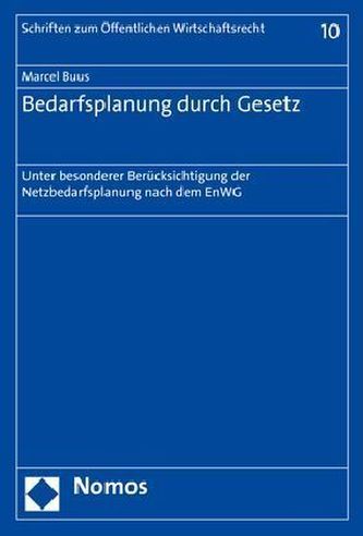 Bedarfsplanung durch Gesetz