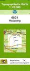 Topographische Karte Bayern Happurg