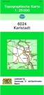 Topographische Karte Bayern Karlstadt