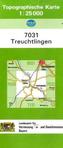 Topographische Karte Bayern Treuchtlingen