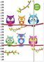 Collegetimer Owls 2018/2019 - Schülerkalender A5 - Weekly - Ringbindung