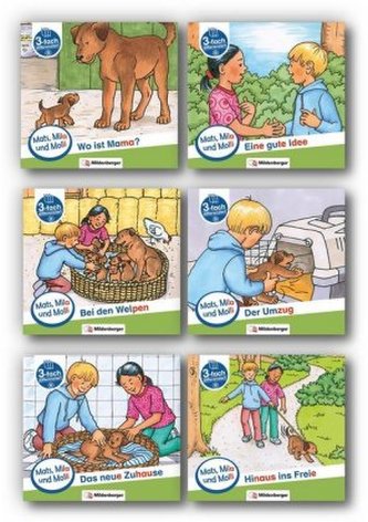 Mats, Mila und Molly - Schwierigkeitsstufe B, 6 Bde.. H.1-6