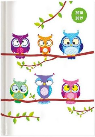 Collegetimer A5 Woche Owls 2018/2019