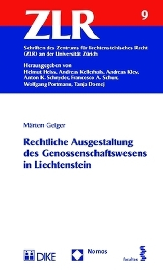 Rechtliche Ausgestaltung des Genossenschaftswesens in Liechtenstein
