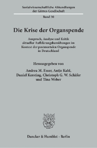Die Krise der Organspende