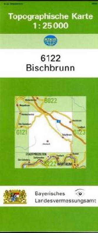 Topographische Karte Bayern Bischbrunn