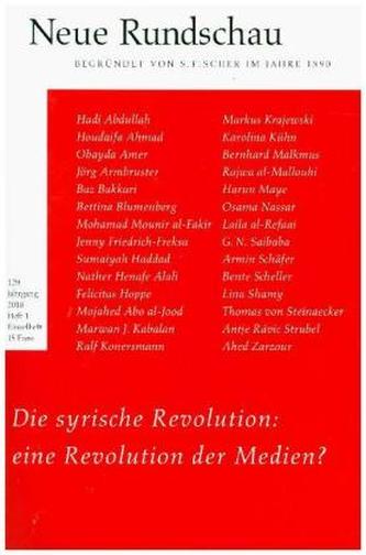Die syrische Revolution: eine Revolution der Medien?