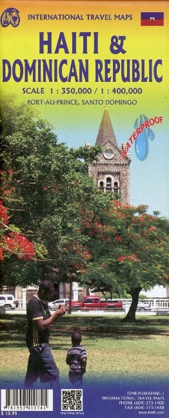 Touristik Karte Dominican Republic & Haiti