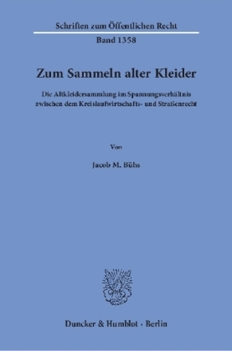 Zum Sammeln alter Kleider