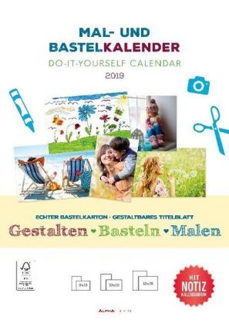 Mal- und Bastelkalender / Do it yourself calendar 2019