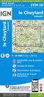 IGN Karte, Serie Bleue Le Cheylard Lamastre