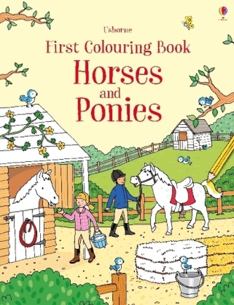 First Colouring Book Horses and Ponies