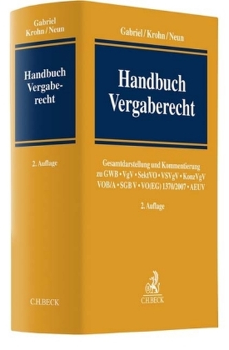 Handbuch Vergaberecht