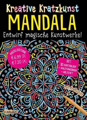 Kreative Kratzkunst - Mandala