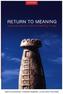 Return to Meaning