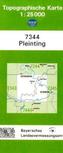 Topographische Karte Bayern Pleinting