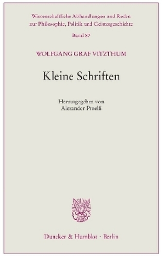 Kleine Schriften
