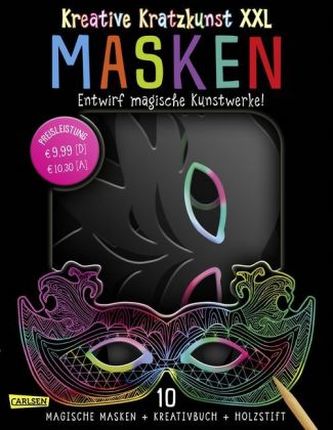 Kreative Kratzkunst XXL: Masken