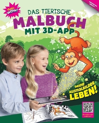 Das tierische Malbuch mit 3D-App