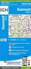 IGN Karte, Serie Bleue Gannat Menat