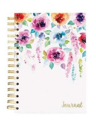 Hard Bound Journal: Hanging Flowers - Hardcover-Notizbuch mit stabiler Ringbindung: Hängende Blumen