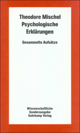 Psychologische Erklärungen, Wissenschaftliche Sonderausgabe