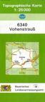 Topographische Karte Bayern Vohenstrauß