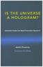 Is the Universe a Hologram?