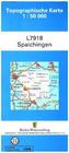 Topographische Karte Baden-Württemberg, Zivilmilitärische Ausgabe - Spaichingen