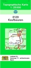 Topographische Karte Bayern Kaufbeuren