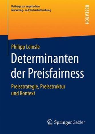 Determinanten der Preisfairness
