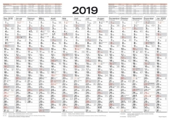 Tafelkalender A3 2019