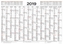 Tafelkalender A3 2019