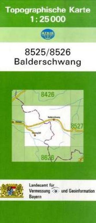 Topographische Karte Bayern Balderschwang