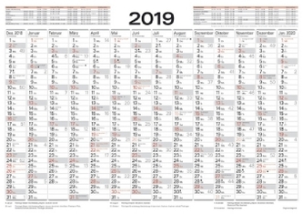 Tafelkalender 2019