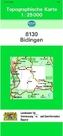 Topographische Karte Bayern Bidingen