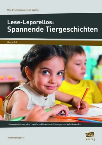 Lese-Leporellos: Spannende Tiergeschichten, Klasse 1/2