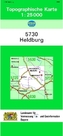 Topographische Karte Bayern Heldburg